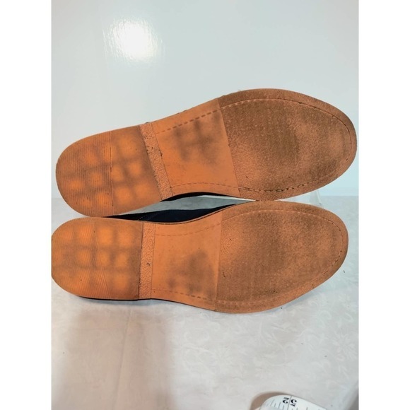 Dadawen blue suede oxford shoes with brown laces men size 13 EU size 47 - Picture 5 of 10